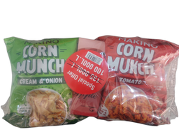 MAKINO CORN MUNCH 50G 2-PACK + 1 FRUZO - 20903