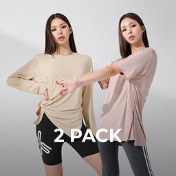 XXMX - [2PACK] Ice Feather Light Loose Fit T-Shirt