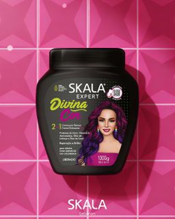 Skala Divina Color 2 in1 Creme - 1000g | سكالا كريم وليف ان للشعر التالف 2 في 1 - 1000 غرام