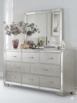 Aesthetic Dresser with mirror 