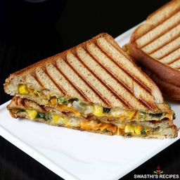Vegetable cheese sandwich