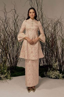 SD Raya 2026 ~ Nevara Modern Kurung -  Misty Rose