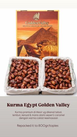 Kurma Egypt Golden Valley Ember 800gr 