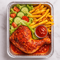 Frango Grelhado c/ Batata Frita, Salada