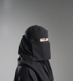 Mini Small Double Elastic Niqab (6 inch / 12 inch)