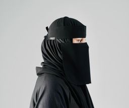 Small Normal Double Elastic Niqab (8inch /12inch)