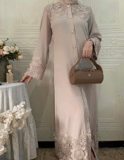 Desert Rose Lace Abaya