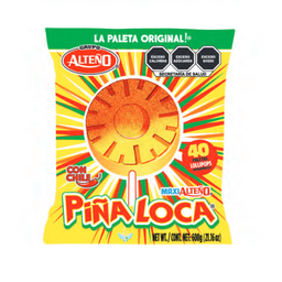 PALETA PIÑA LOCA MAXI 14GR ALTEÑO C/40 PZS