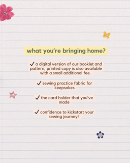 Sewing for Beginners Workshop