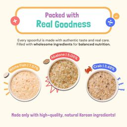 Authentic Korean Nutritional Ready to Eat Baby Porridge | For baby weaning and toddlers