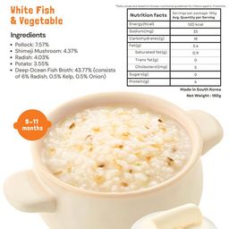 Authentic Korean Nutritional Ready to Eat Baby Porridge | For baby weaning and toddlers