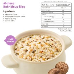 Authentic Korean Nutritional Ready to Eat Baby Porridge | For baby weaning and toddlers