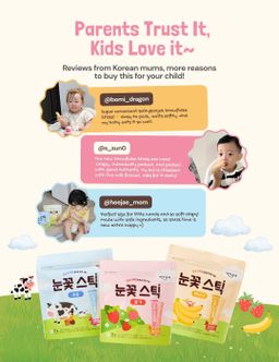 Nutritious Brown Rice Snowflake Sticks Easy to Hold Snacks