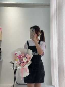 Kitty Soap Flower Bouquet 