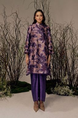SD Raya 2026 ~ Mersha Modern Kurung - Mauve Violet