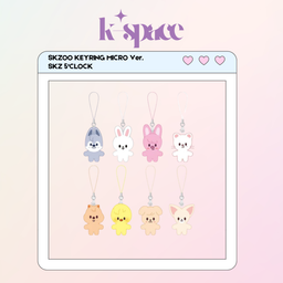 SKZOO KEYRING MICRO Ver. SKZ 5'CLOCK