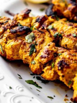 Chicken cheese garlic tikka
