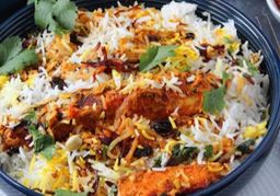 Fish tikka biriyani
