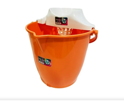 Tobo Plástico 12lts Con Exprimidor De Mopa Lampazo