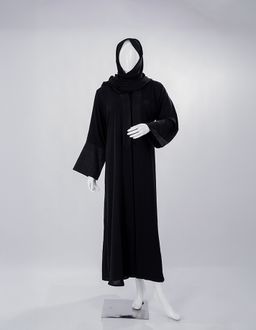 Noir Classic Embroidered Abaya