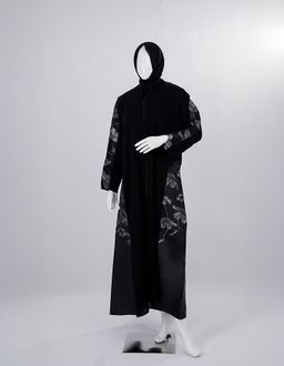Midnight Blossom Abaya