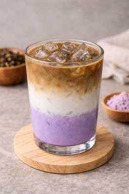 🐦‍🔥 Iced Taro Hojicha