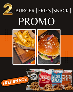 PROMO- 2 Classic Burger | Chips  