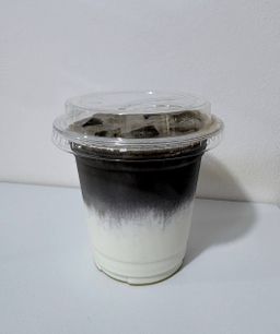 dark roast hojicha latte