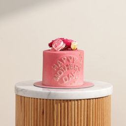 Floward Pink Roses Happy Mother's Day Cake