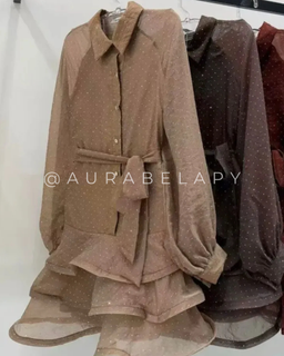 Vestido Falda Estructurada