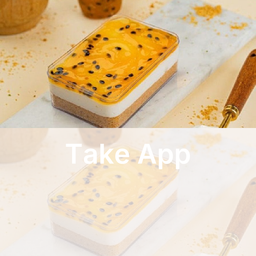 Mango & passion fruit  Cheesecake ( for 2 person )   