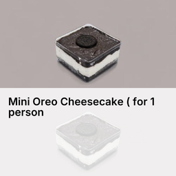 Mini Oreo Cheesecake ( for 1 person )