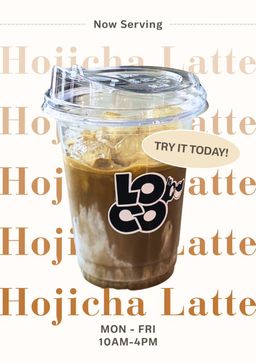 Hōjicha Latte
