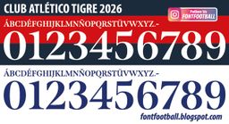 Font Vector Club Atlético Tigre 2026 kit