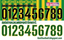 Font Vector Club Atletico Aldosivi 2025 2026 kit