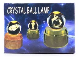 Lámpara Bola de Cristal 3d.