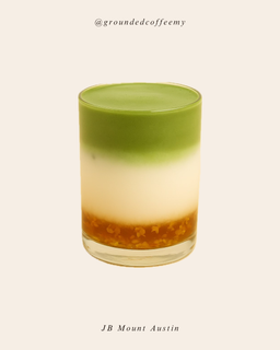 Osmanthus Matcha Latte (Iced)