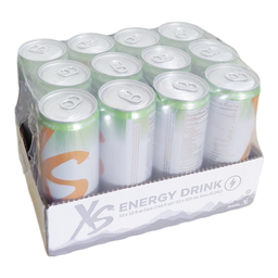 XS™ Sparkling Juiced Energy 12 oz - Caffeine Free Mango Pineapple Guava