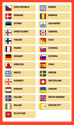 Orange Holiday Europe + UK eSIM (20GB/50GB/100GB/200GB/500GB), 30-90 Days, Unlimited Local Calls)