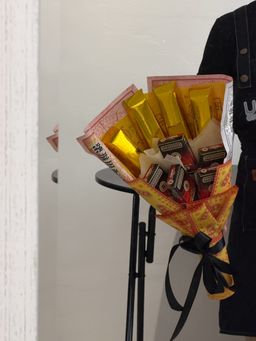 清明啤酒香烟花束  