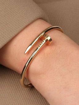 Nail Gold Bracelet