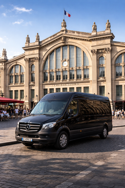 Estação de trem para Paris 