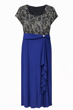 Blue and Grey Ladies Evening Gown   