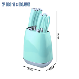 HERITAGE 7IN1 STEEL KITCHEN KNIFE SET 