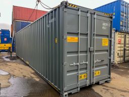 Contenedor de 40 pies High Cube de doble puerta – RAL 7005