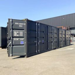 Contenedor de 40 pies High Cube – 4 puertas laterales