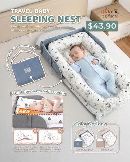 Travel baby sleeping nest