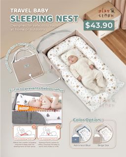 Travel baby sleeping nest