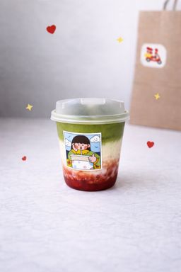 Strawberry Matcha Latte (Iced)🍓 