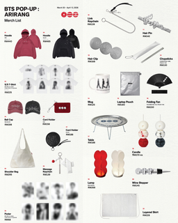 BTS ARIRANG Official Merch (OFFLINE BATCH)
